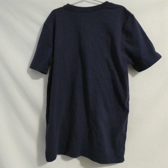 GAP KIDS navy graphic T-Shirt "Great Shark" print / design, XL size 12 years GUC - Picture 2 of 12